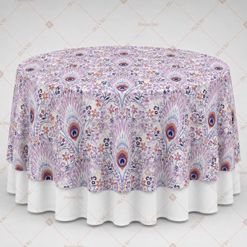 Purple Paisley Mandala Table Overlay Pack of 6
