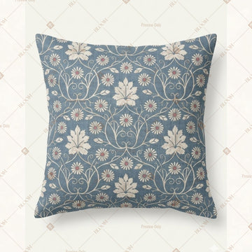 Blue Floral Damask Cushion Cover Pack of 12