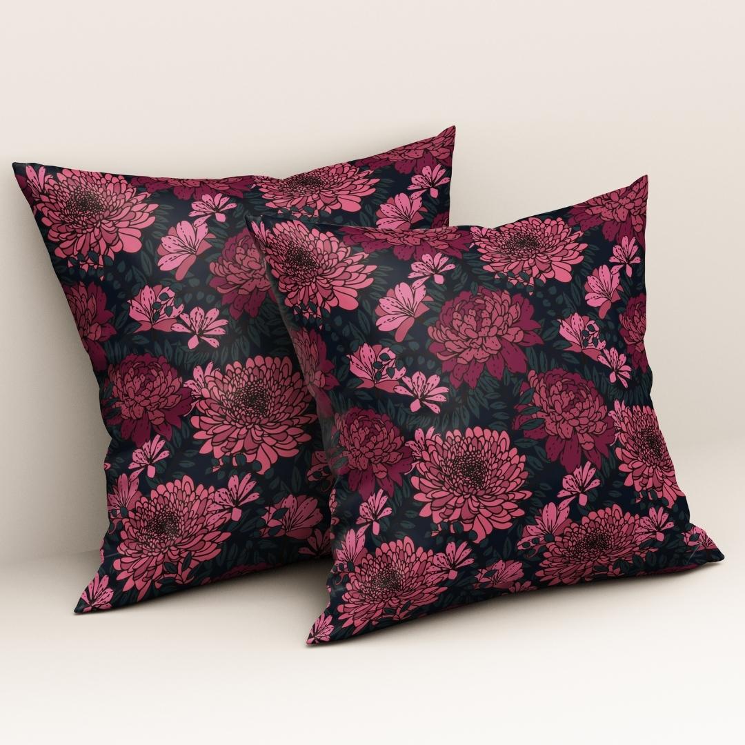 Blush Twilight Bloom: Cushion Cover - Pack of 12