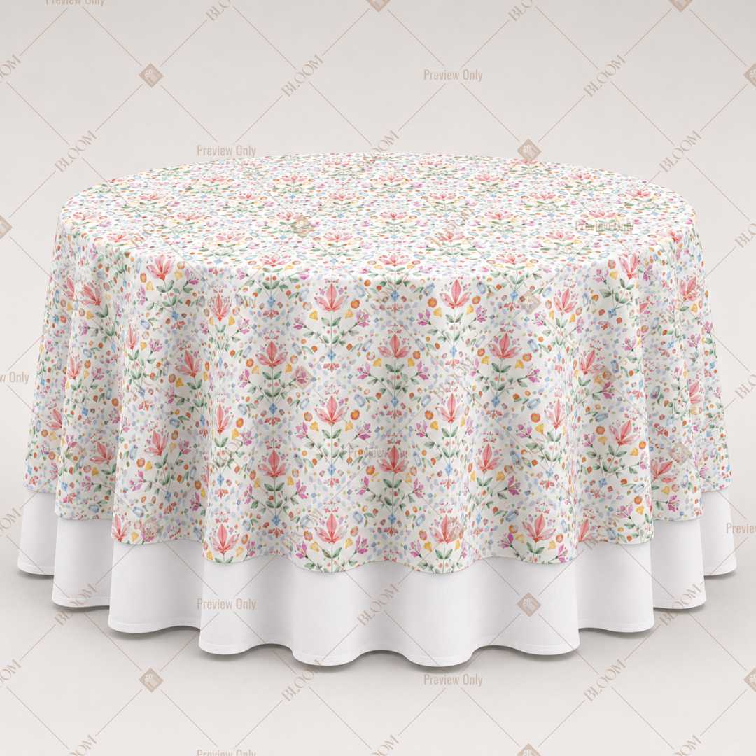 Pastel Wildflower Scatter Table Overlay Pack of 6
