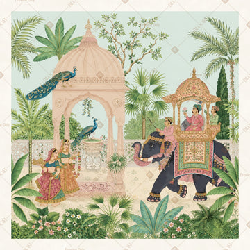 Royal Garden Pavilion Square Backdrop