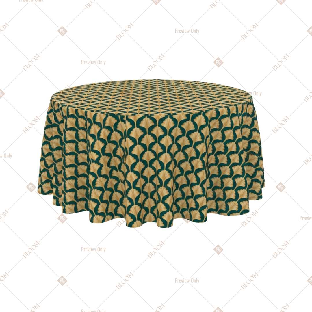 Sage Gold Trellis Table Cover Pack Of 6