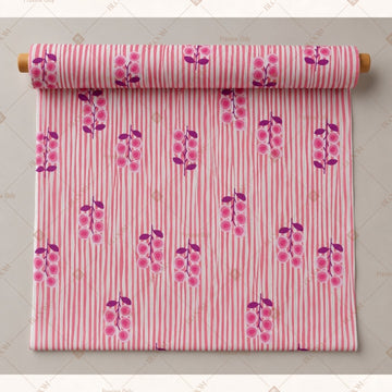 Pink Tulip Fabric Roll Pack of 25