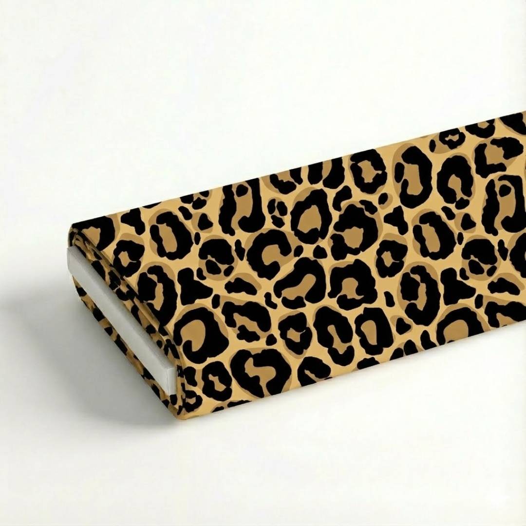 Sahara Leopard Luxe Fabric Roll