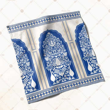 Blue Architectural Tile Napkin Pack of 20