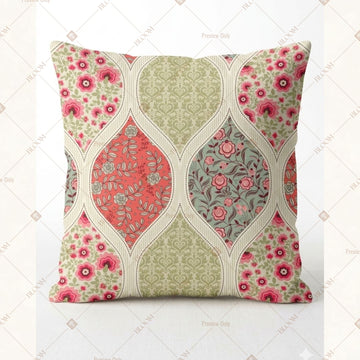 Pink Mughal Motif Cushion Cover Pack of 12