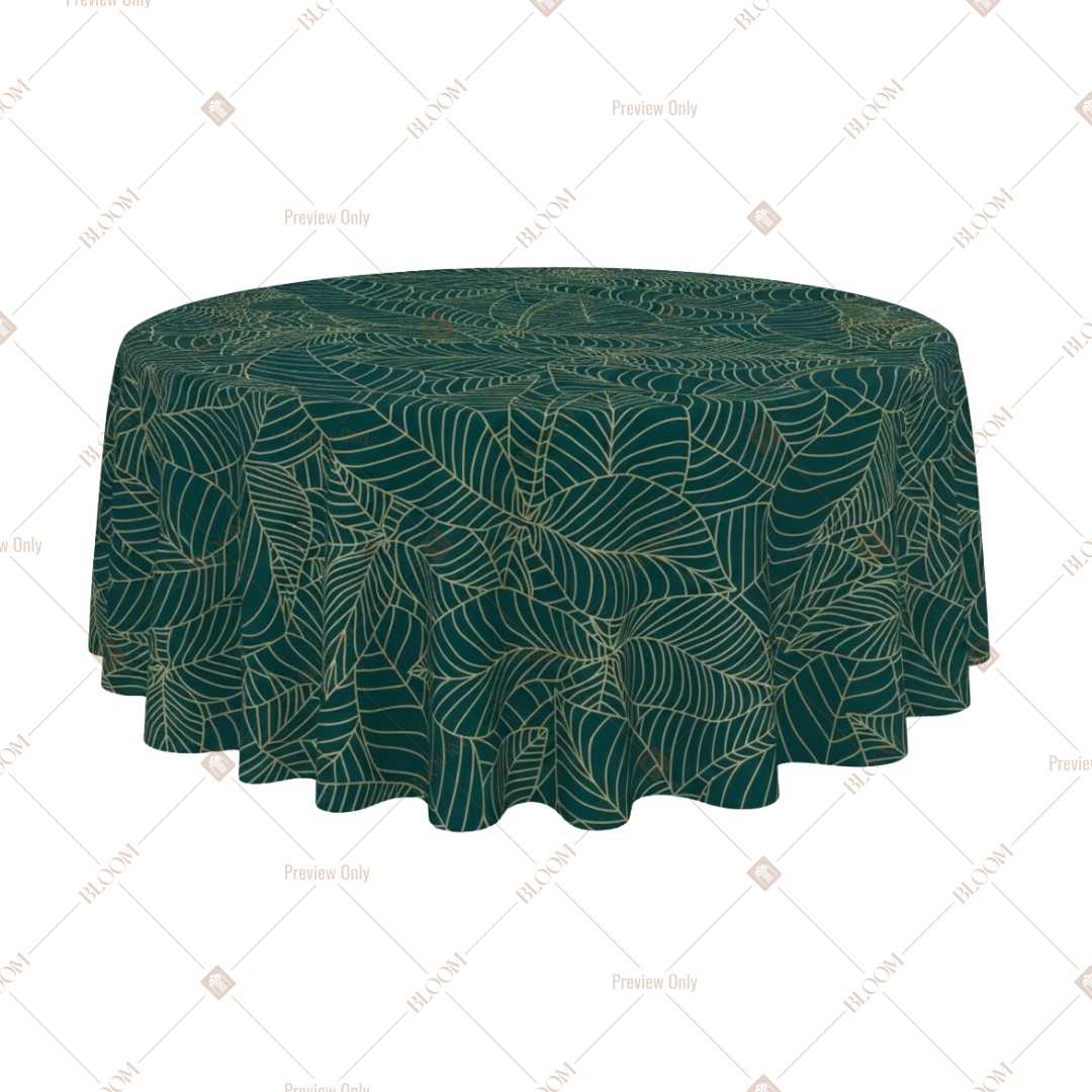 Teal Art Deco Luxe Table Cover Pack Of 6