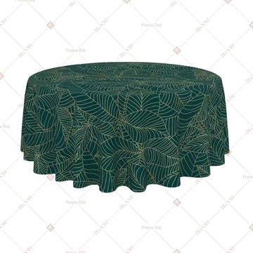 Teal Art Deco Luxe Table Cover Pack Of 6