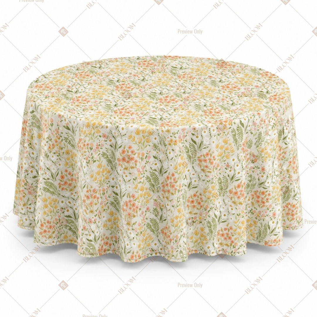 Pastel Floral Table Cover Pack Of 6