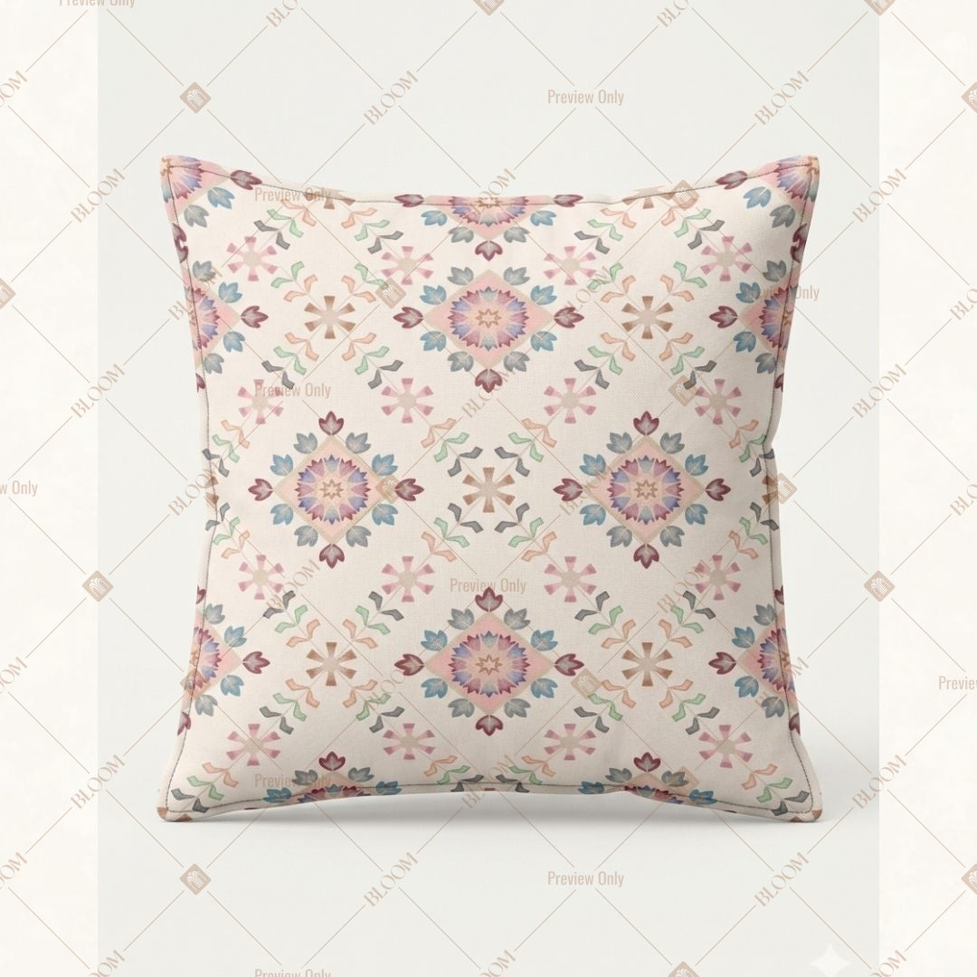 Soft Pink Geometric Cushion Cover Pack of 12