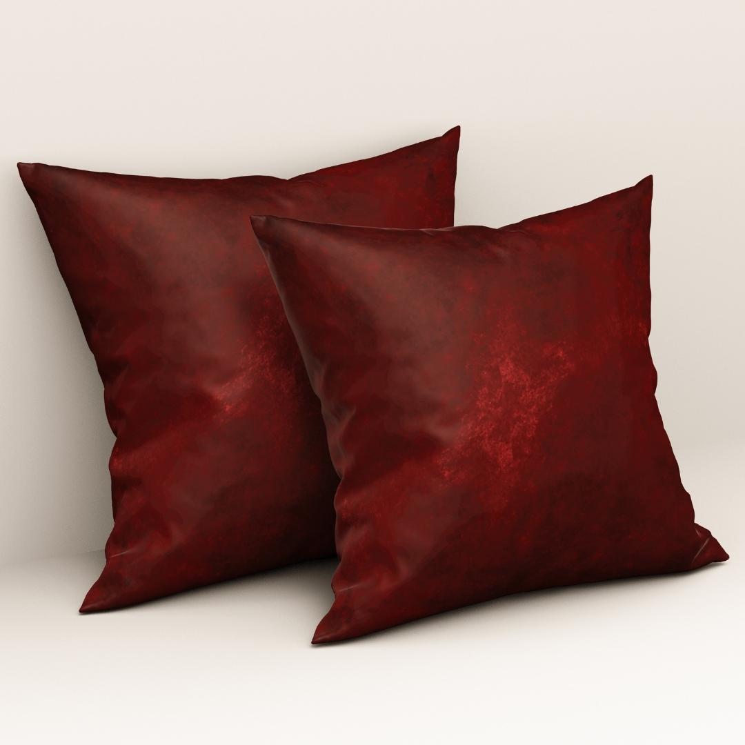 Velvet Crimson Luxe: Cushion Cover - Pack of 12