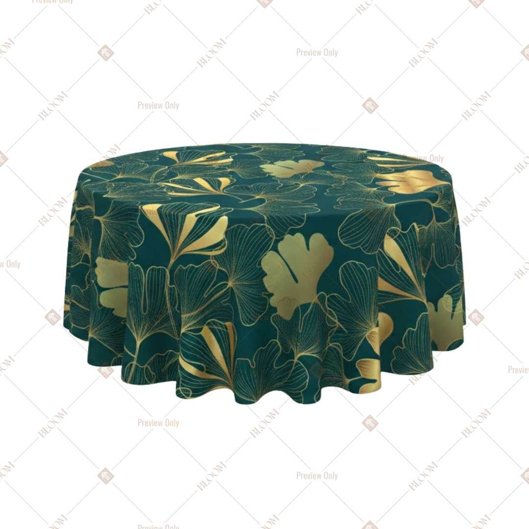 Emerald Botanical Luxe Table Cover Pack Of 6