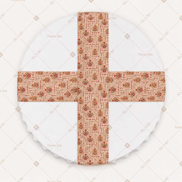 Terracotta Floral Vine Table Runner Pack Of 12