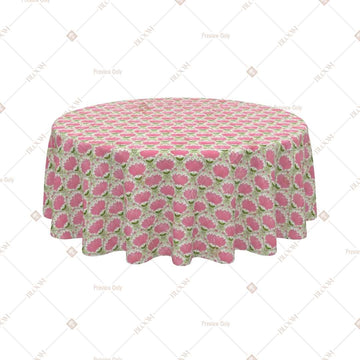 Pink Floral Trellis Table Cover Pack Of 6