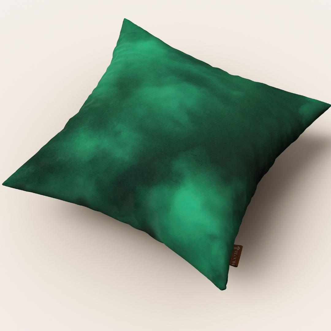 Emerald Velvet Charm: Cushion Cover - Pack of 12