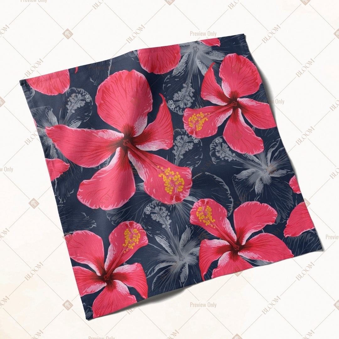Tropical Red Floral Napkin Pack of 20