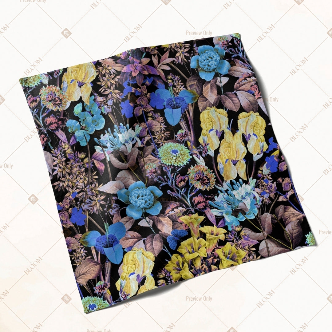 Blue Wildflower Garden Napkin Pack of 20