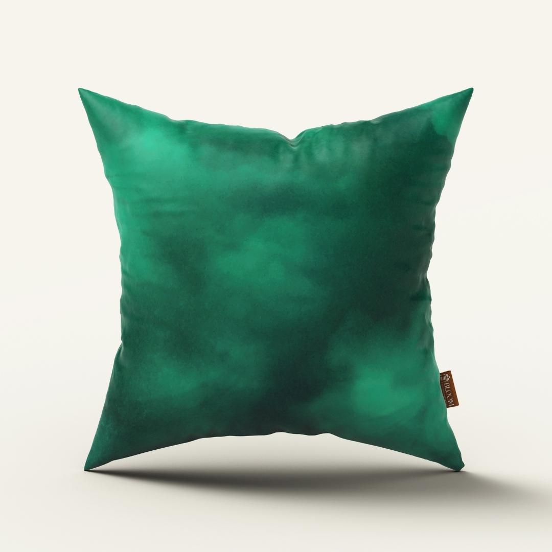 Emerald Velvet Charm: Cushion Cover - Pack of 12
