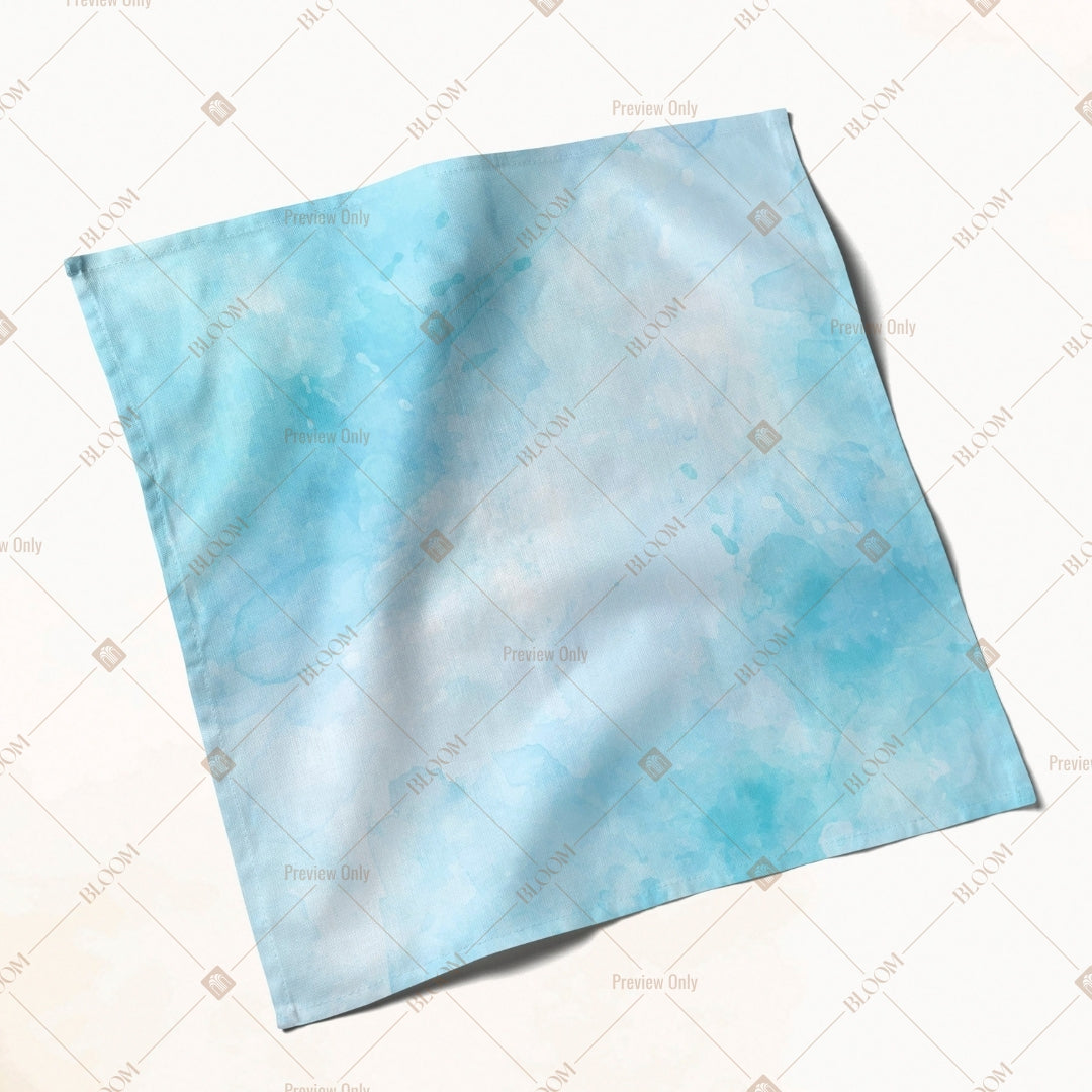 Sky Blue Watercolor Napkin Pack of 20