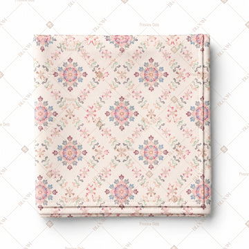 Soft Pastel Diamond Pattern Design