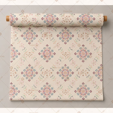 Blush Geometric Fabric Roll Pack of 25