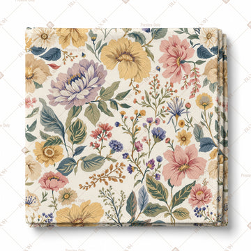 Vintage Botanical Floral Pattern Design