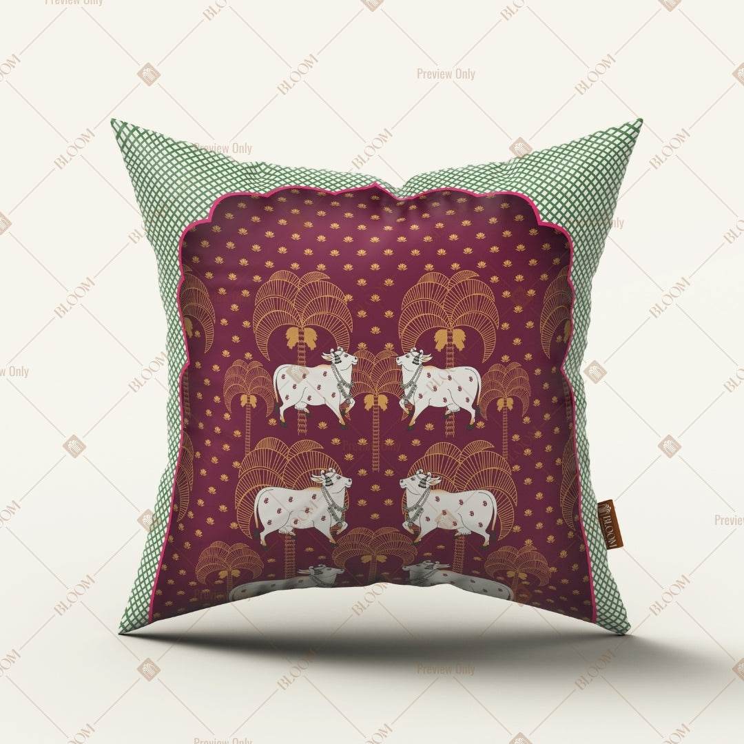 Royal Elephant Heritage Cushion Cover Pack of 12