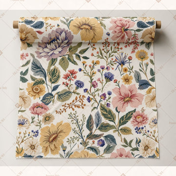 Vintage Floral Botanical Fabric Roll Pack of 25
