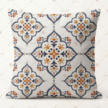 Blue Moroccan Pattern Cushion Cover Pack of 12