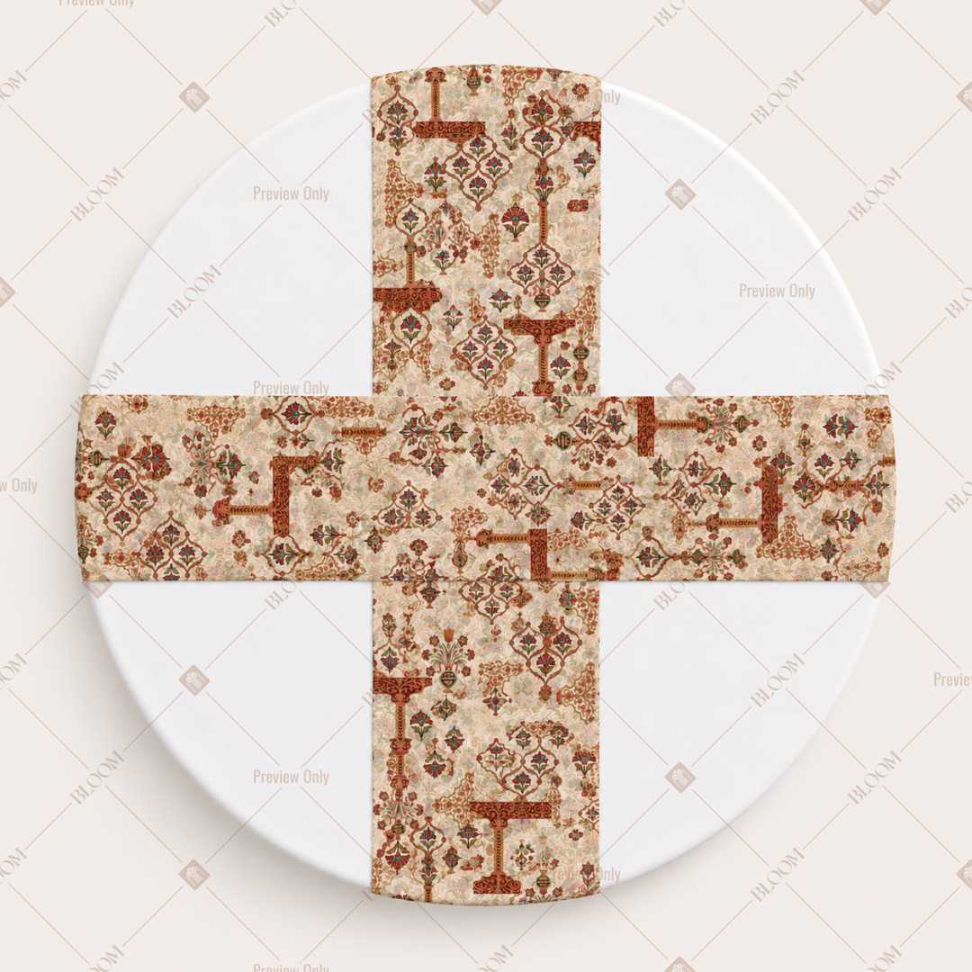 Terracotta Heritage Table Runner Pack Of 12