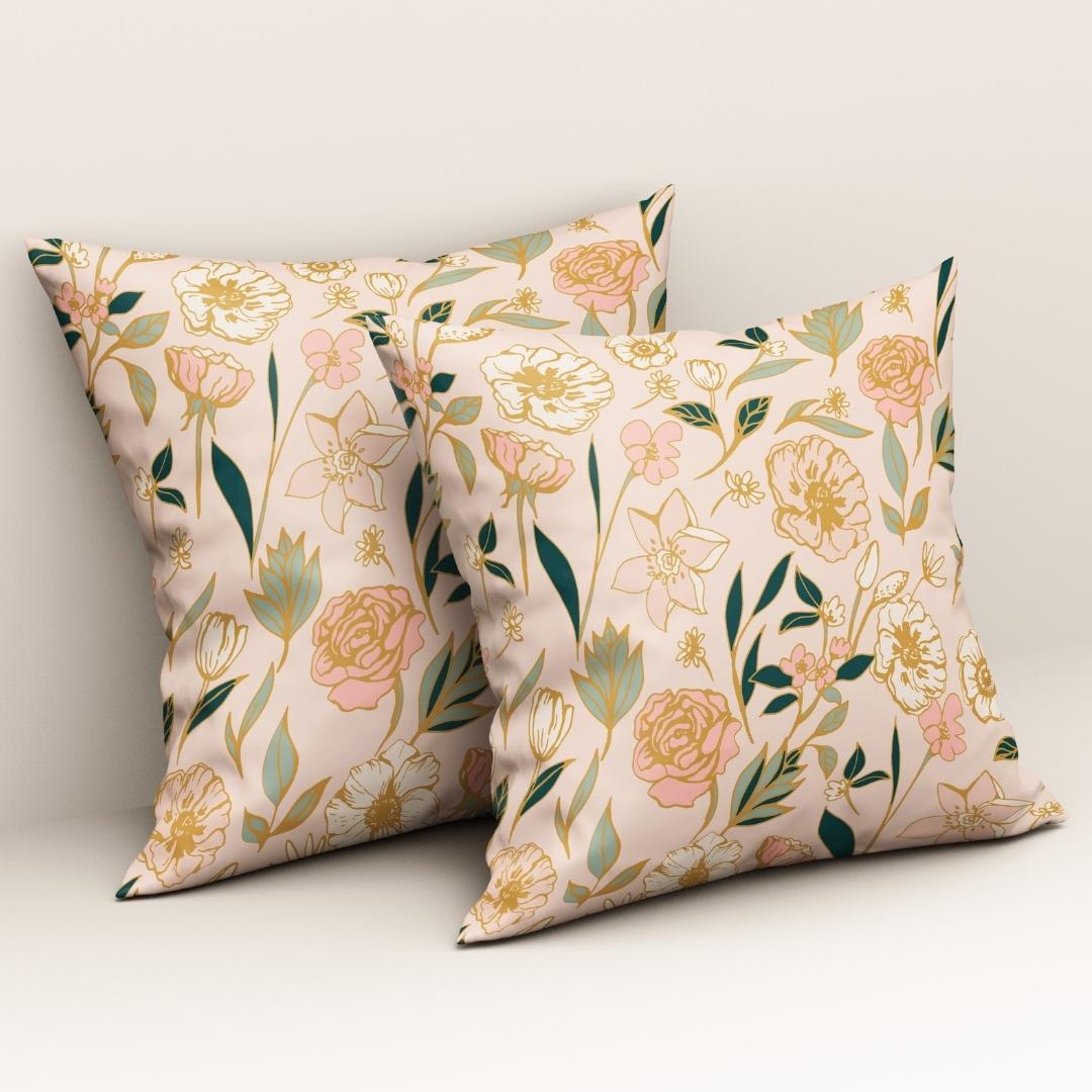 Pastel Bloom Grace: Cushion Cover - Pack of 12