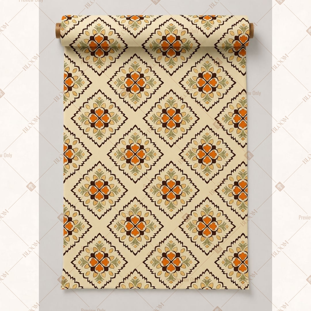 Golden Medallion Fabric Roll Pack of 25