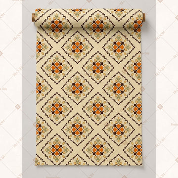 Golden Medallion Fabric Roll Pack of 25
