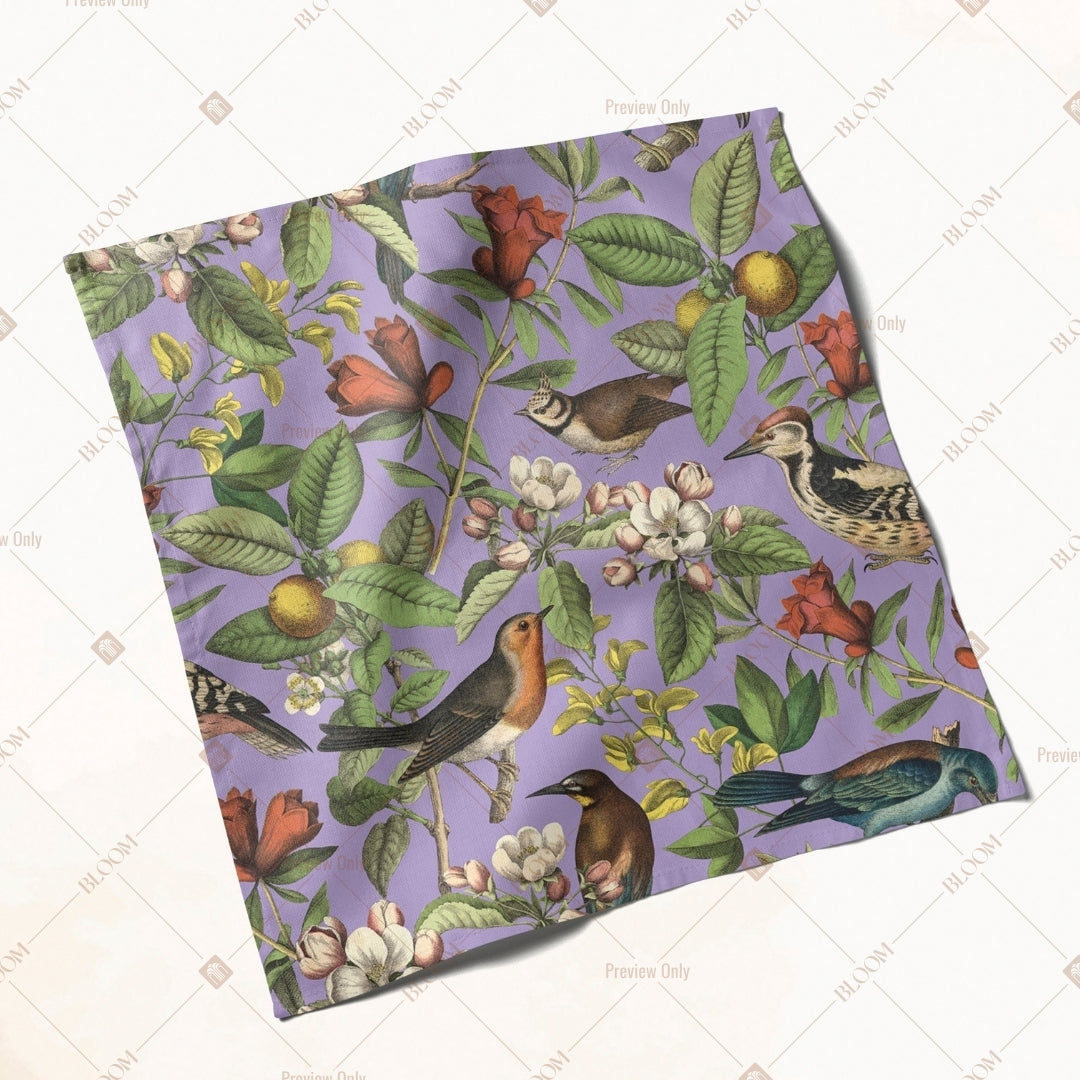 Lavender Botanical Pattern Napkin Pack of 20