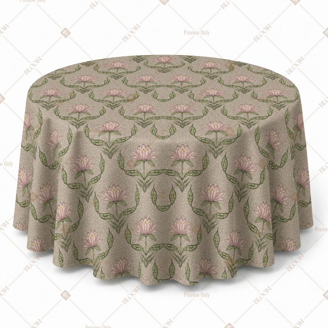 Olive Damask Table Cover Pack Of 6