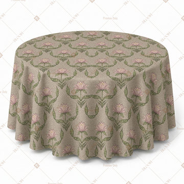 Olive Damask Table Cover Pack Of 6