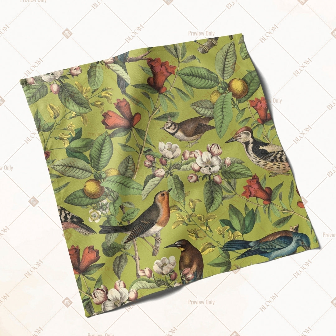 Green Tropical Leaf Napkin Pack of 20