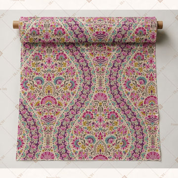 Lavender Paisley Fabric Roll Pack of 25