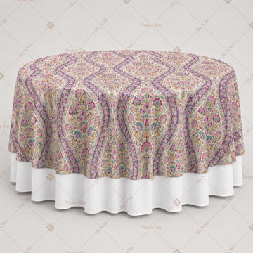 Lavender Paisley Pattern Table Overlay Pack of 6