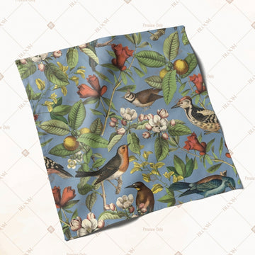 Blue Green Botanical Napkin Pack of 20