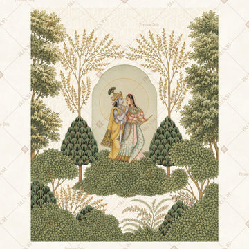 Sacred Tree of Life Garden Portrait Rectangle Backdrop
