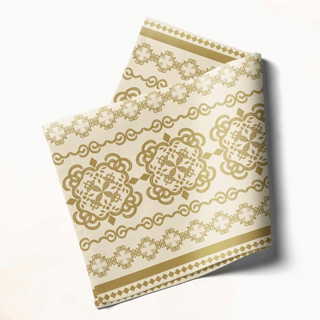 Gold Geometric: Napkins 18" X 18" - Pack Of 20