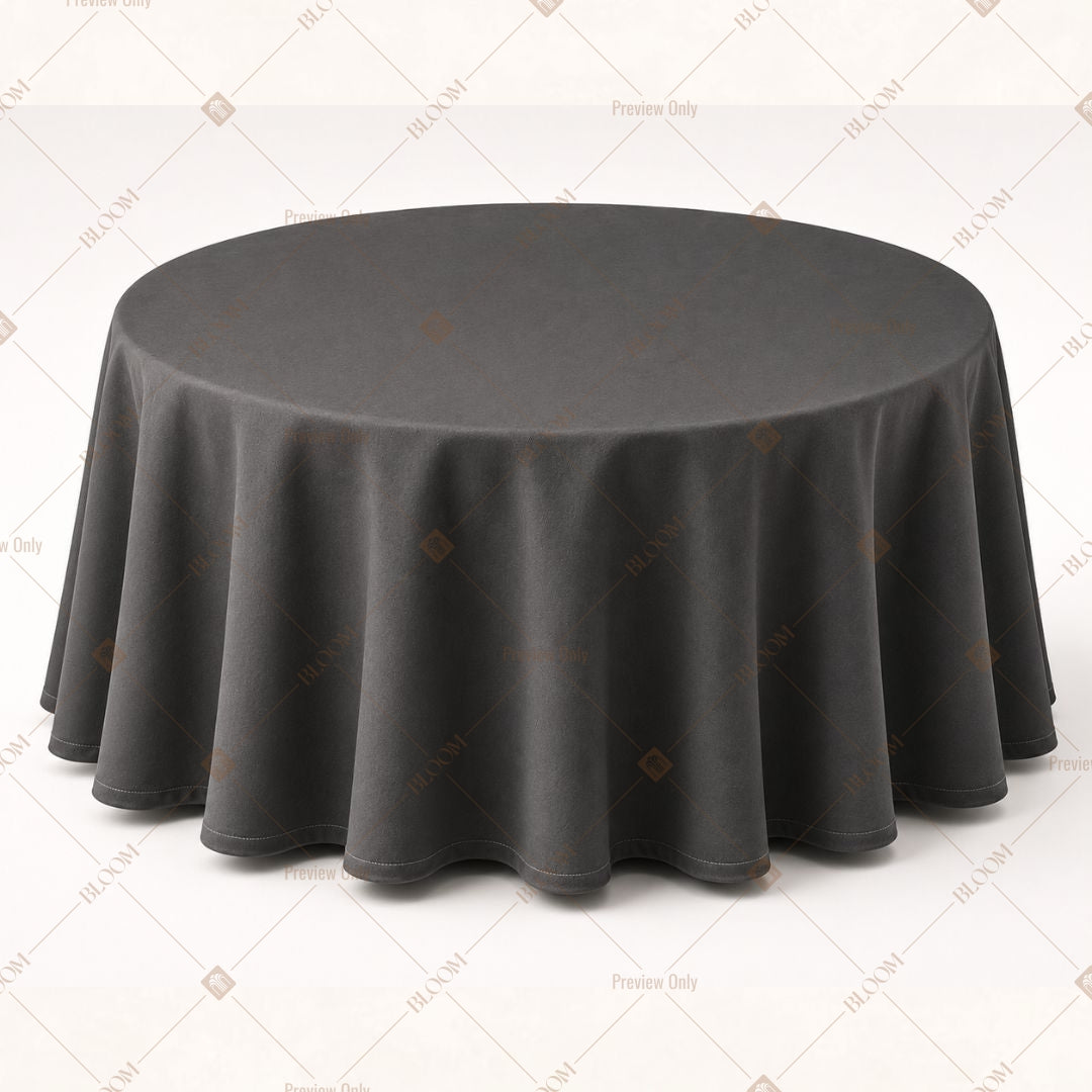 Charcoal Table Cover Pack Of 6