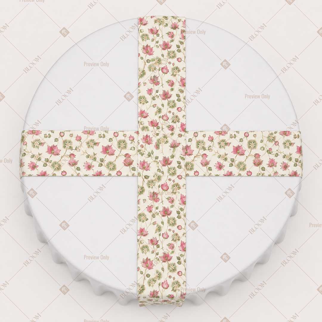 Pink Floral Vine Table Runner Pack Of 12
