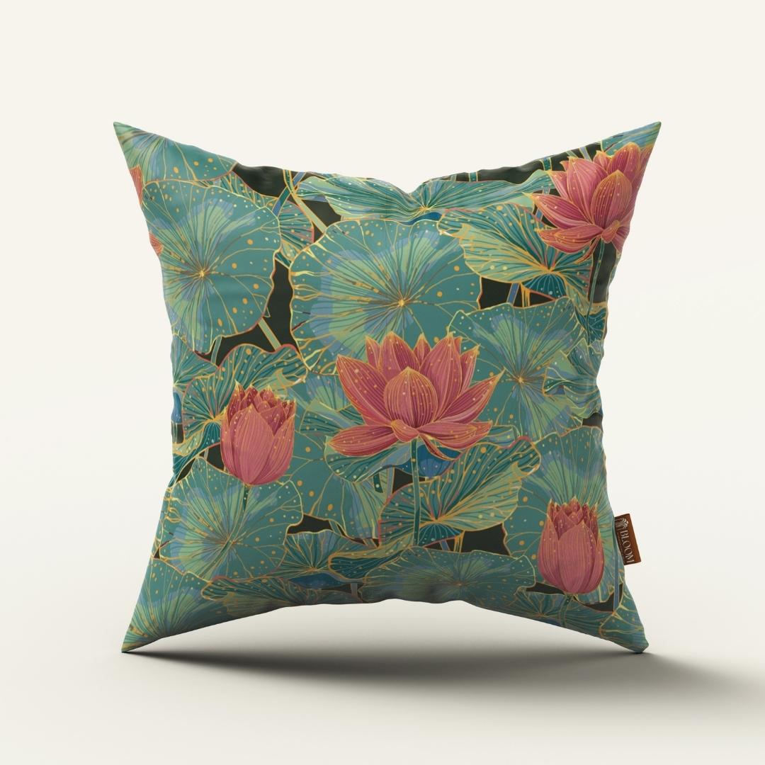 Lotus Dream Elegance: Cushion Cover - Pack of 12