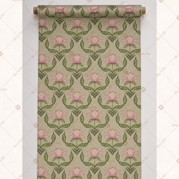 Sage Botanical Fabric Roll Pack of 25