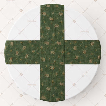Emerald Botanical Table Runner Pack Of 12