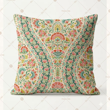 Vintage Floral Medallion Cushion Cover Pack of 12