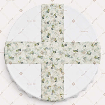 Sage Botanical Vine Table Runner Pack Of 12