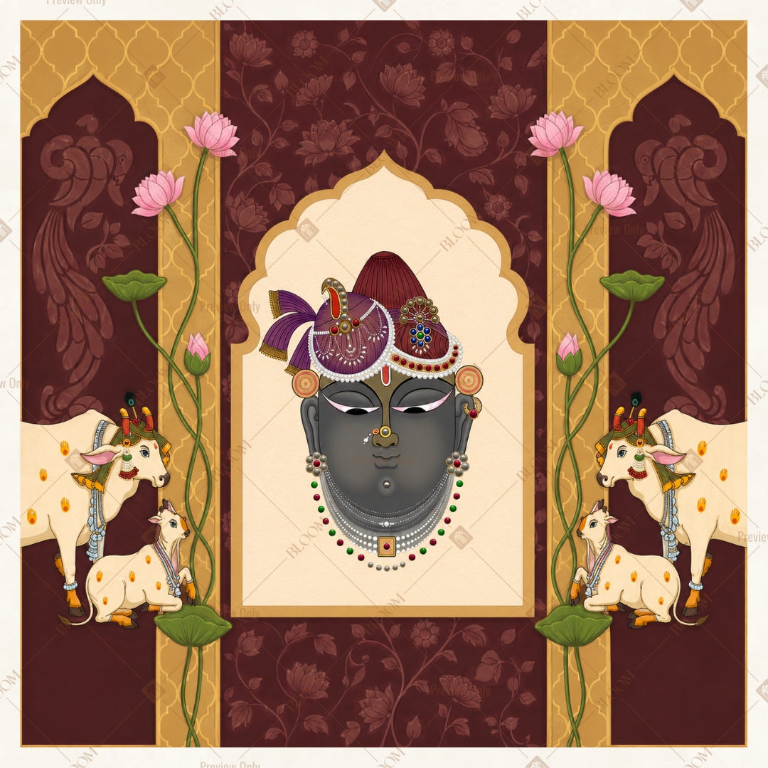 Royal Vintage Frame Square Backdrop